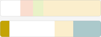 静けさに包まれるような淡い色